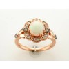 14K R/G RING 0.32 DIA 1.00 OP |EW|