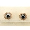 14K R/G EARR 0.85 DIA