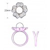 14K R/G RING 0.86 DIA 0.001 FP |B|