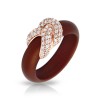 Ariadne Brown and Rose Gold Ring