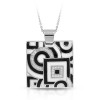 Geometrica Black and White Pendant