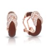 Ariadne Brown and Rose Gold Earrings