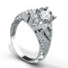 Hand Engraved Perfect Profile Diamond Ring Style 18RGL00376DCZ