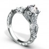 Hand Engraved Perfect Profile Diamond Ring Style 18RGL00384DCZ