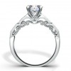 Hand Engraved Perfect Profile Diamond Ring Style 18RGL469DCZ