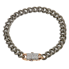 Gent Bracelet in 14k Gold with Diamonds