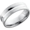 Cobalt chrome 7mm concave band