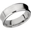 Cobalt chrome 7mm concave beveled band