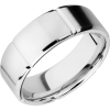 Cobalt chrome 8mm beveled band with 6 segments