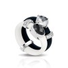 Venezia Black and White Ring