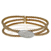 Bangle in 18k Gold with Diamonds
