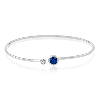 Color Bangle in 18k Gold with Diamonds