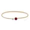 Bangle in 18k Gold with Diamonds