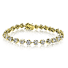 Bracelet in 18k Gold with Diamonds