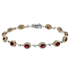 Color Bracelet in 18k Gold with Diamonds
