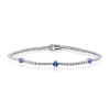 Color Bracelet in 18k Gold with Diamonds