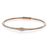 Bangle in 18k Gold with Diamonds