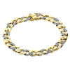 Gent Bracelet in 18k Gold with Diamonds