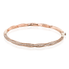 Bangle in 18k Gold with Diamonds