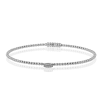 Bangle in 18k Gold with Diamonds
