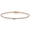 Bangle in 18k Gold with Diamonds