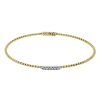 Bangle in 18k Gold with Diamonds