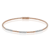 Bangle in 18k Gold with Diamonds