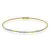 Bangle in 18k Gold with Diamonds