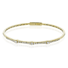 Bangle in 18k Gold with Diamonds