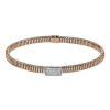 Bangle in 18k Gold with Diamonds