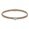 Bangle in 18k Gold with Diamonds