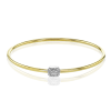 Bangle in 18k Gold with Diamonds