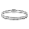 Bangle in 18k Gold with Diamonds