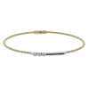 Bangle in 18k Gold with Diamonds