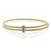 Bangle in 18k Gold with Diamonds
