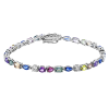 Color Bracelet in 18k Gold with Diamonds