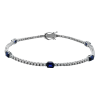 Color Bracelet in 18k Gold with Diamonds