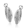 Hoop Earring in 18k Gold with Diamonds