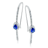 Color Earring in 18k Gold with Diamonds