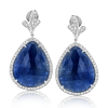 Color Earring in 18k Gold with Diamonds