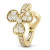 Hoop Earring in 18k Gold with Diamonds