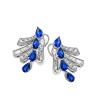 Color Earring in 18k Gold with Diamonds