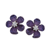 Color Earring in 18k Gold with Diamonds