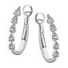 Hoop Earring in 18k Gold with Diamonds