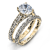 Wedding Set in 18k Gold with Diamonds