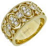 Right Hand Ring in 18k Gold with Diamonds