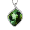 Color Pendant in 18k Gold with Diamonds