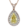 Pendant in 18k Gold with Diamonds