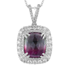 Color Pendant in 18k Gold with Diamonds