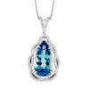 Color Pendant in 18k Gold with Diamonds